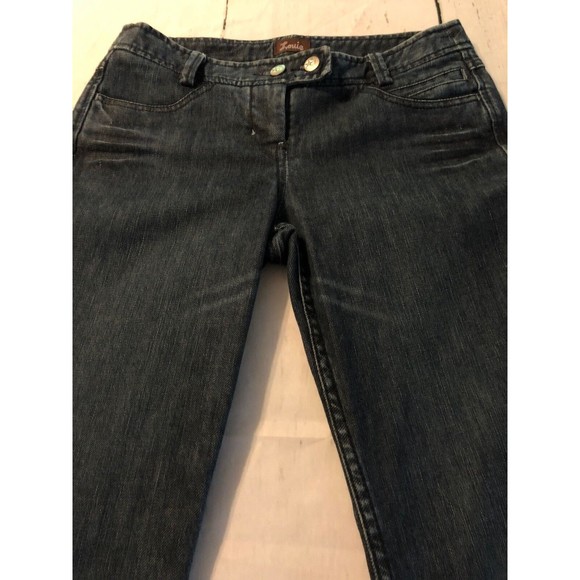 Anthropologie Louie Women's Jeans Boot Cut Distressed Size 27 X 31 - Picture 2 of 9